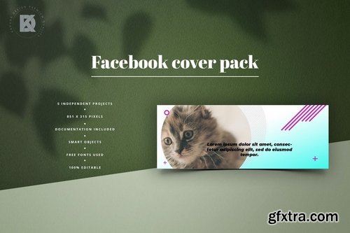 Delicate Facebook Cover Pack