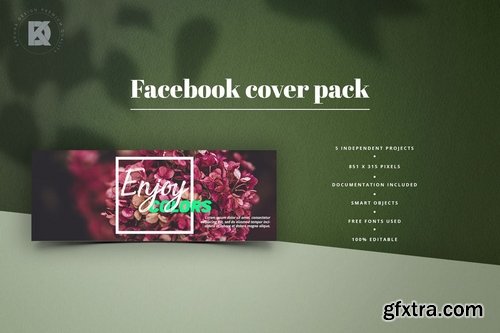 Delicate Facebook Cover Pack