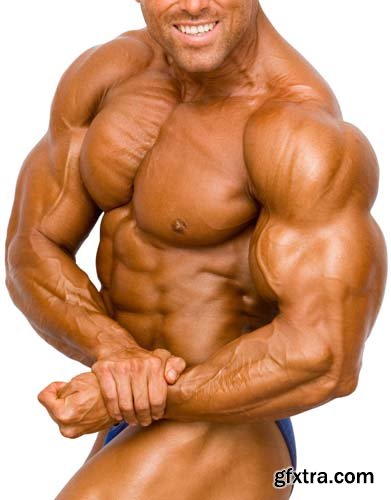 Bodybuilder Isolated - 7xJPGs