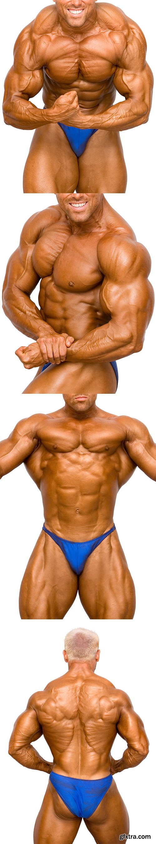 Bodybuilder Isolated - 7xJPGs