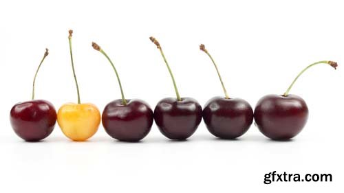 Cherries Isolated - 10xJPGs