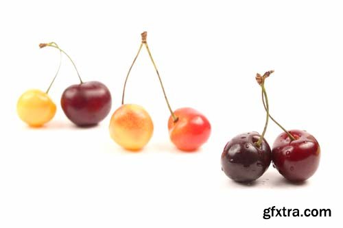 Cherries Isolated - 10xJPGs