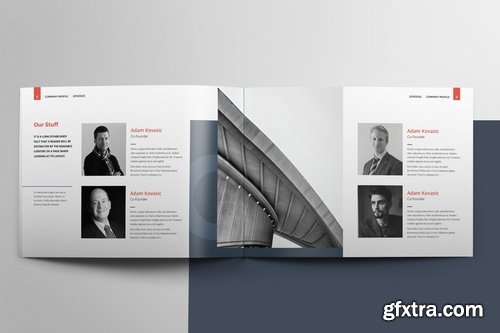 Company Profile Landscape A5