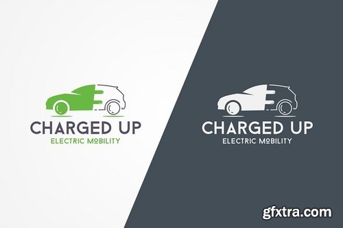 Electric Car Logo Template