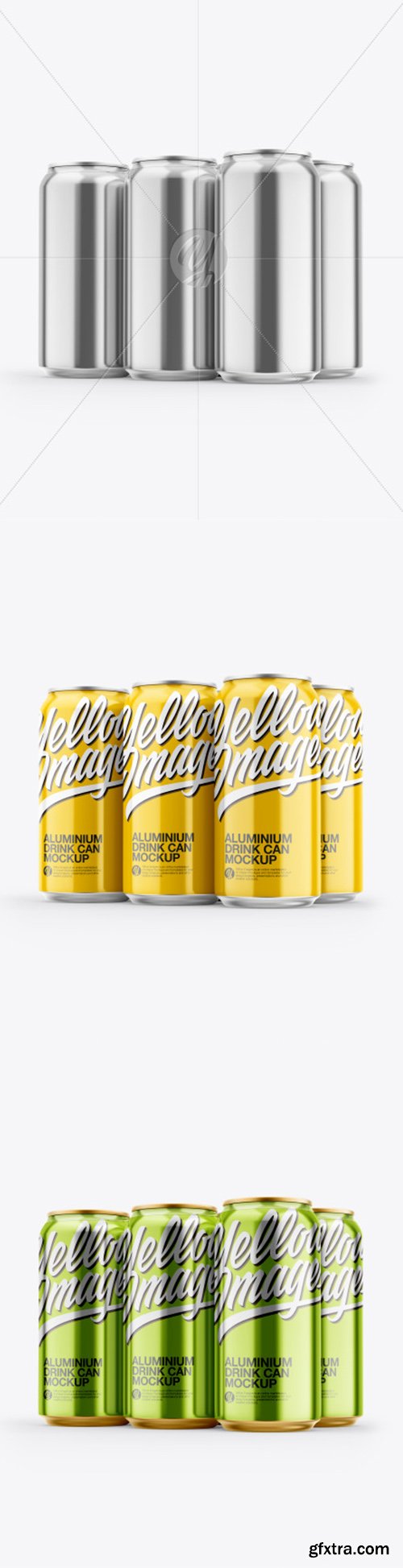 6 Pack Cans Mockup 44115