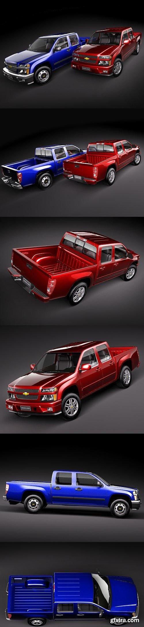 Chevrolet Colorado crew cab 3D Model