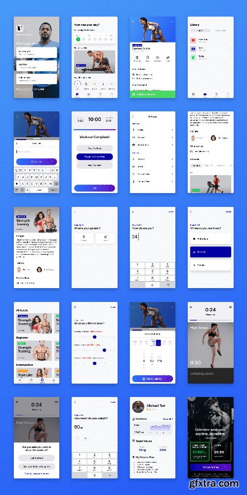 Foxy Fitness UI Kit