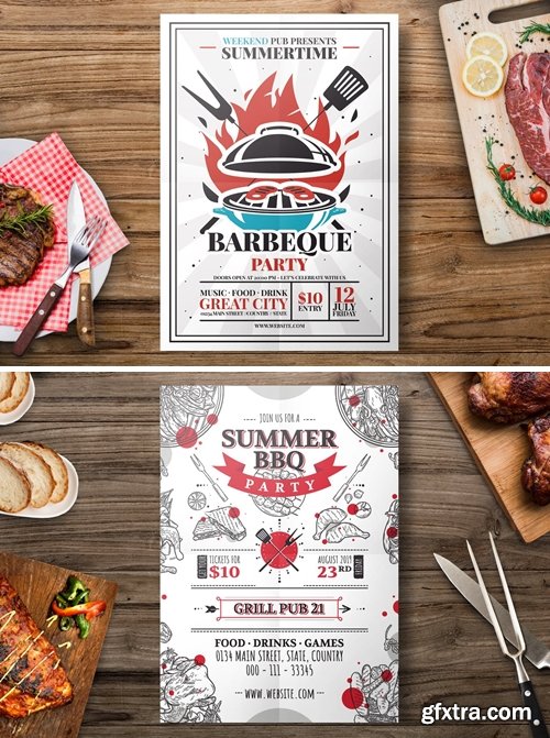 Barbecue Grill Flyer Template