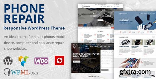 ThemeForest - Phone Repair v1.9.1 - Mobile, Cell Phone and Computer Repair WordPress Theme - 19191980