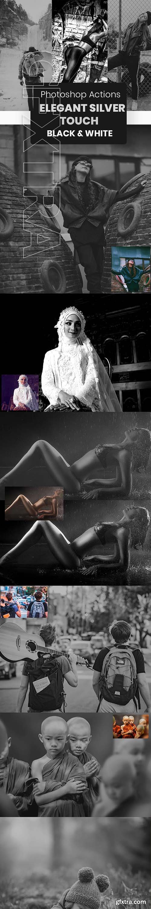 GraphicRiver - Silver Touch Elegant Black and White Photoshop Actions 23801763