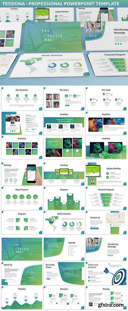 Fessiona - Professional Powerpoint Template