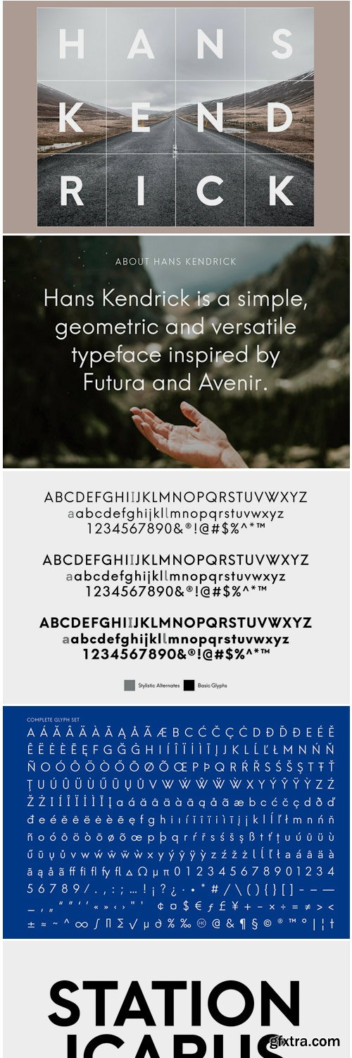 Hans Kendrick Font Family