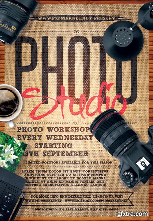 PHOTO STUDIO – PREMIUM FLYER PSD TEMPLATE