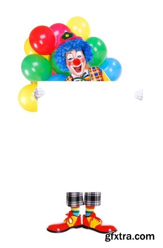 Clown Isolated - 12xJPGs