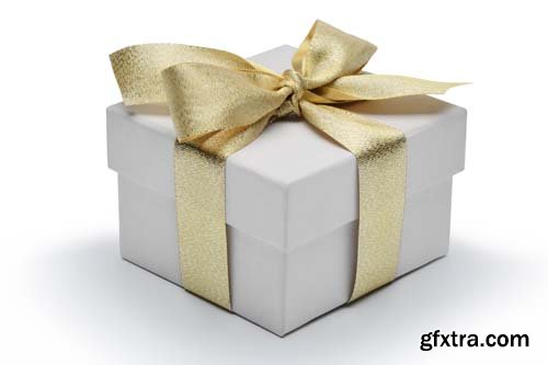 Colorful Gift Box Isolated - 15xJPGs