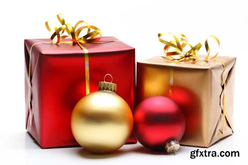 Colorful Gift Box Isolated - 15xJPGs