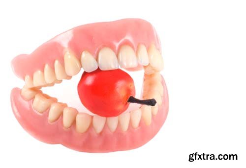 Dentures Isolated - 8xJPGs