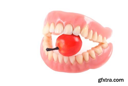 Dentures Isolated - 8xJPGs