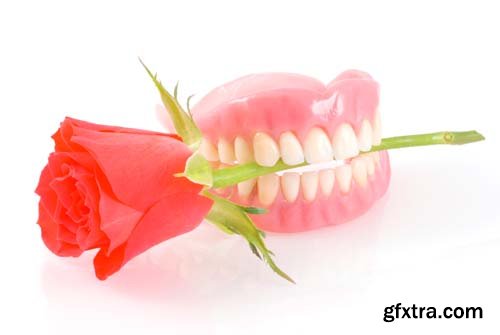 Dentures Isolated - 8xJPGs