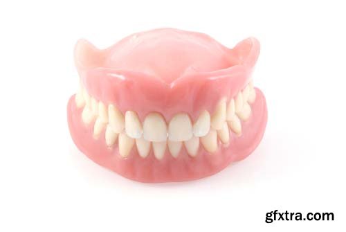 Dentures Isolated - 8xJPGs