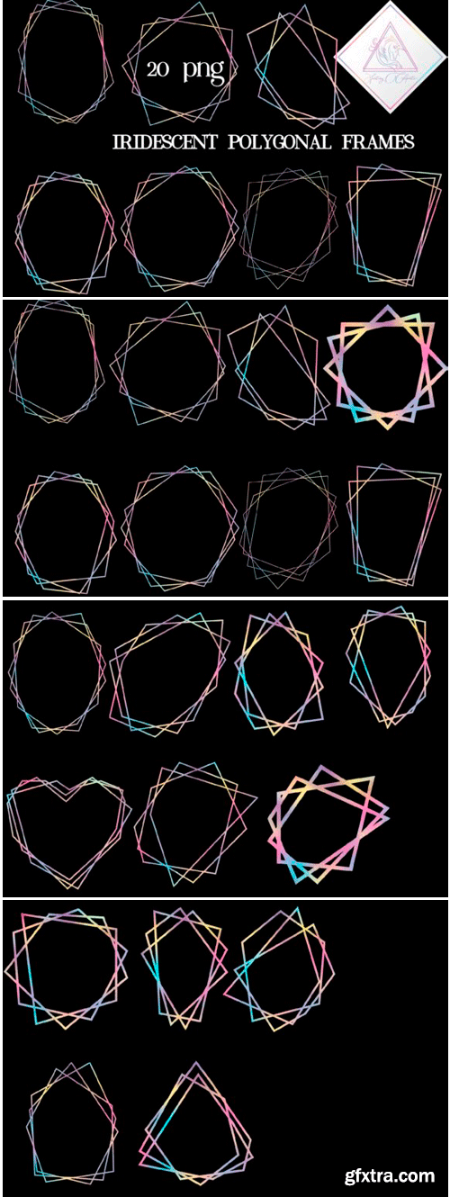 Iridescent Polygonal Frames 1472739