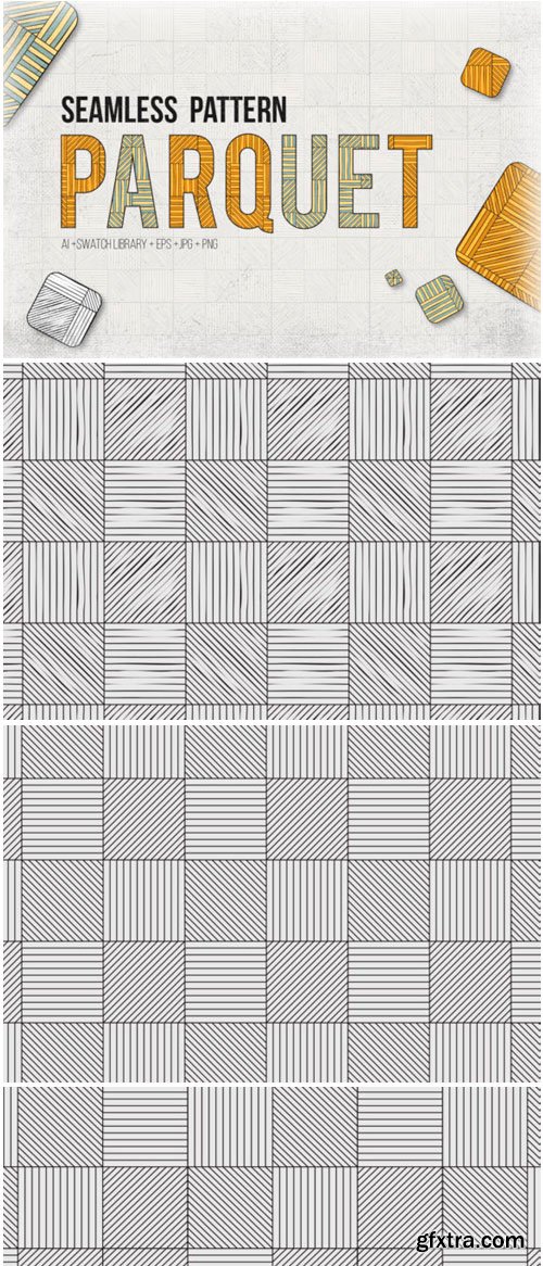 Parquet Seamless Patterns Set 1472880