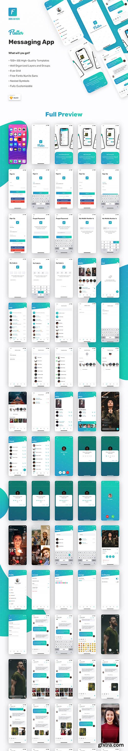 Flutter Messaging App UI Kit