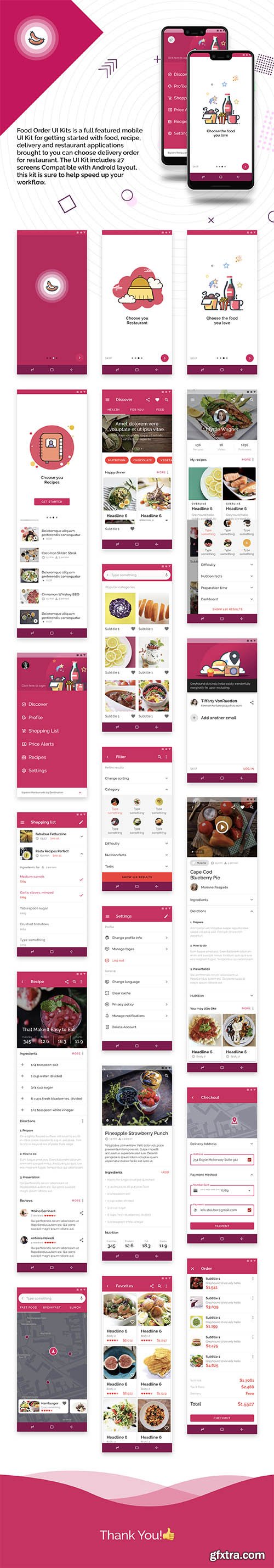 Food Order UI Kits 