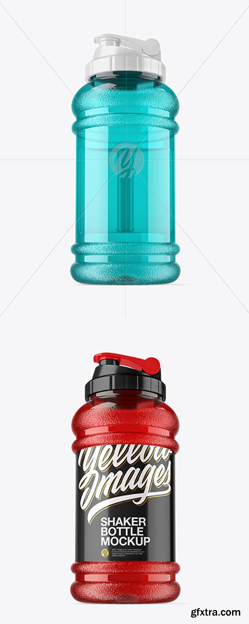 Plastic Shaker Bottle Mockup 44128