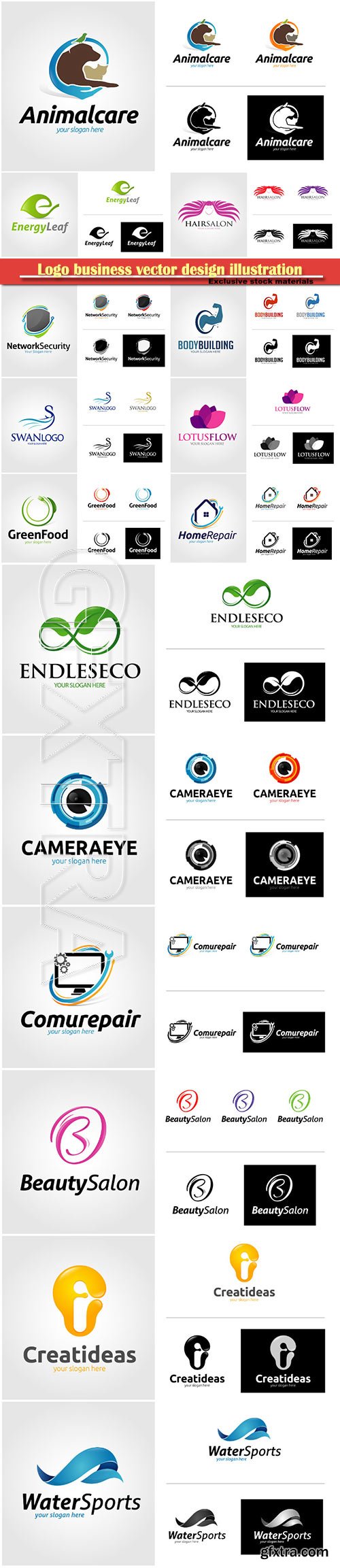 Logo business vector design illustration # 119