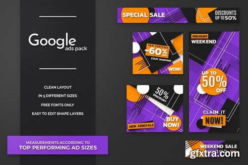 Creative Google Ads Banner Pack