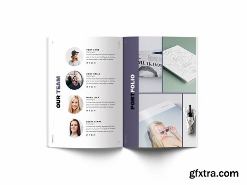 Monte Carlo Creative Agency A4 Brochure Template