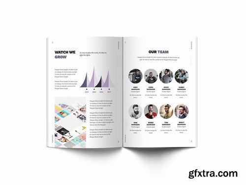 Monte Carlo Creative Agency A4 Brochure Template