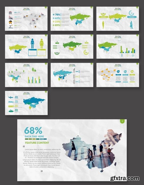 Maps Powerpoint and Keynote Templates