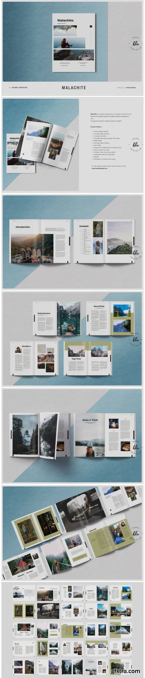 Malachite Magazine Template 1475825