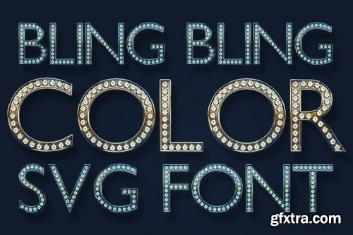 Bling Bling Color Font