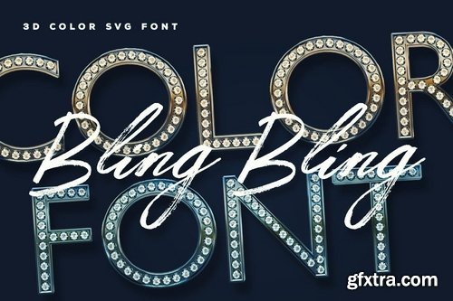 Bling Bling Color Font