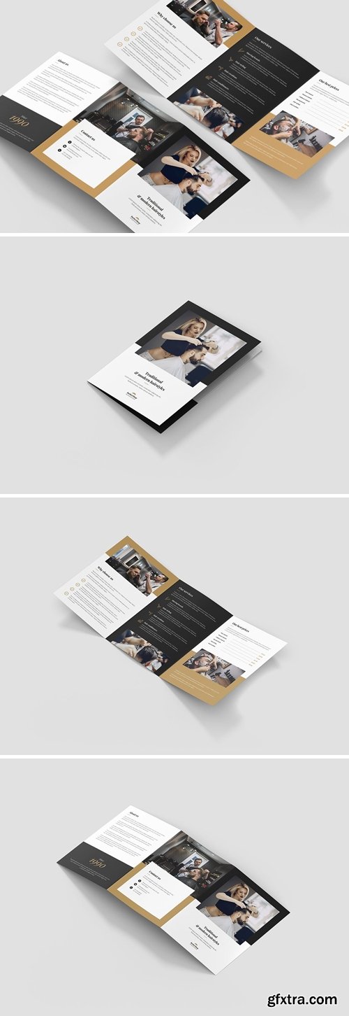 Brochure – Barber Shop Tri-Fold A5