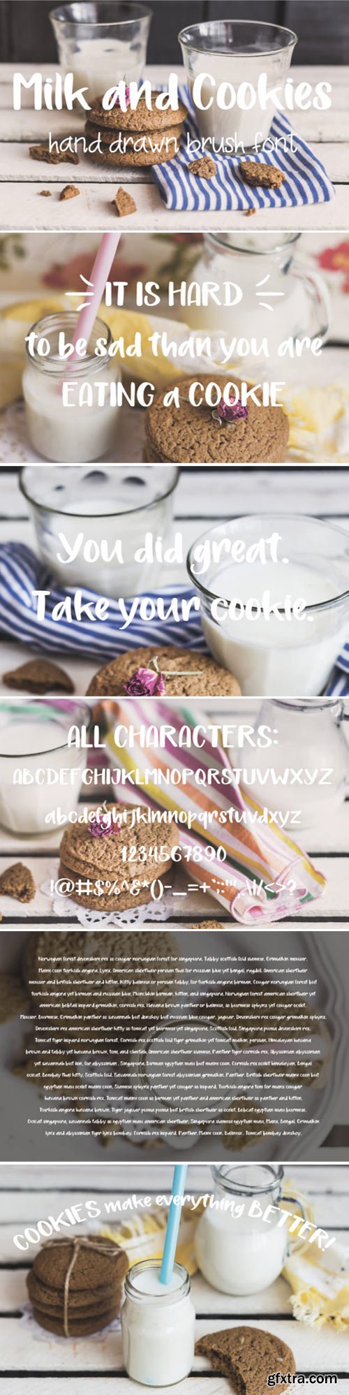 Milk and Cookies Font