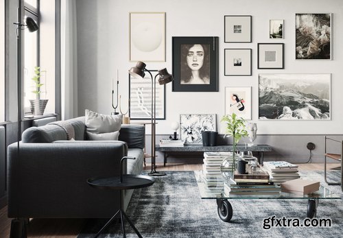 Cgtrader - Stockholm Interior scene 3D model