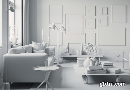 Cgtrader - Stockholm Interior scene 3D model