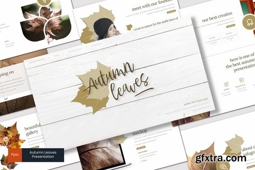 Autumn leaves - Powerpoint Google Slides and Keynote Templates