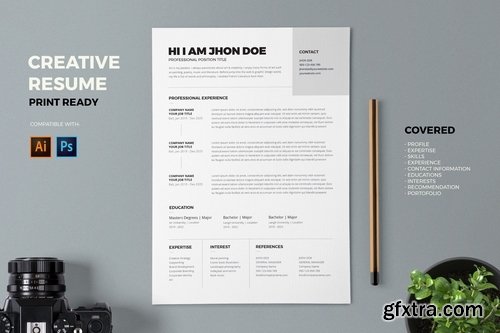 Resume CV Template Pro