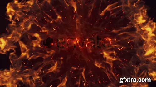 Videohive - Intense Fire Burn Logo Reveal - 14342086