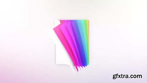 Videohive - Colorful Pages Logo Reveal - 7067659