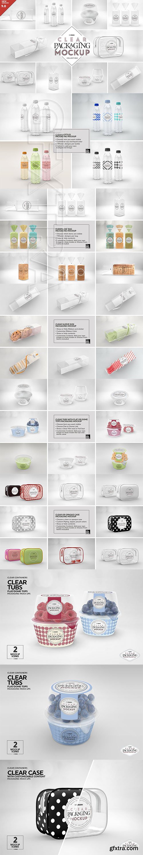 CreativeMarket - 09 Clear Container Packaging Mockups 3839547