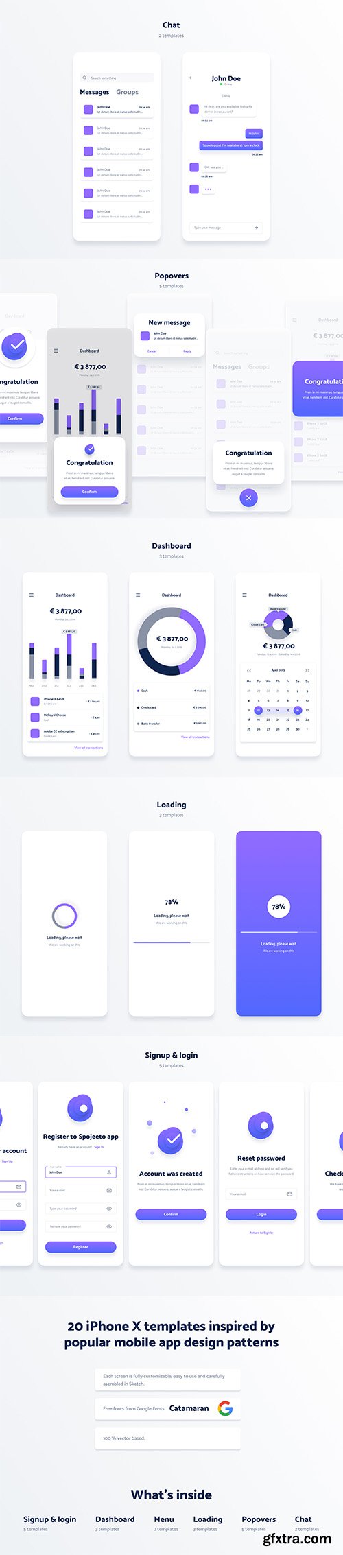 Spojeeto Mobile App UI Kit