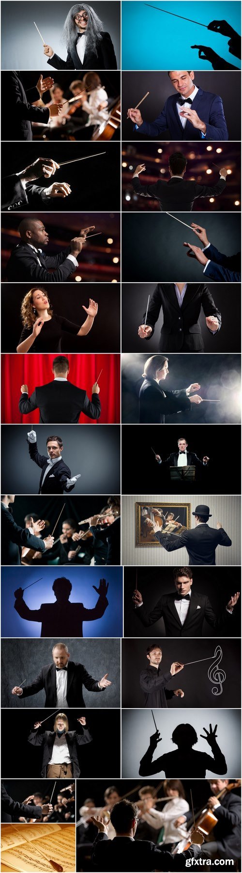 Conductor symphonic orchestra of opera house theater of 25 HQ Jpeg