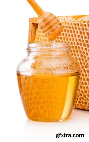 Honeycomb Isolated - 25xJPGs