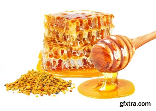 Honeycomb Isolated - 25xJPGs